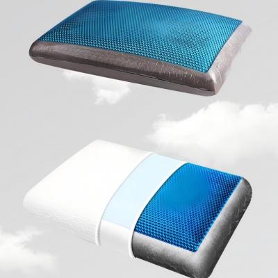 Thickened Gel Bread Pillow with Bamboo Fiber Fabric & Bamboo Charcoal Foam Core